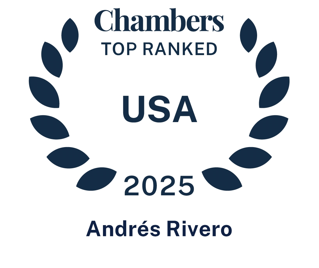 Chambers USA 2025 - Andrés Rivero